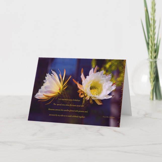 "Schwestern #70" mit Gedicht: Kerzen geglüht Karte (Vorderseite)