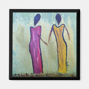 Schwestern - African Women Art Magnet