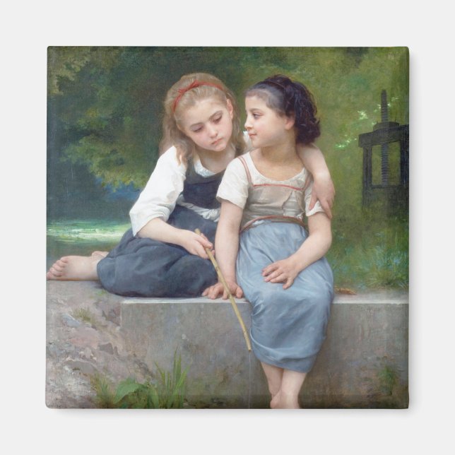 Schwestern, Bouguereau Magnet (Vorne)