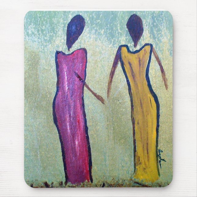 Schwestern - ethnische afrikanische mousepad (Vorne)