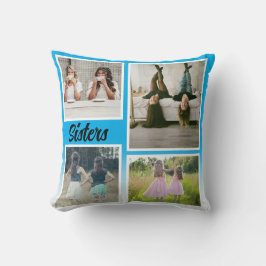 Schwestern Foto Collage. Die beste Art der Therapi Kissen