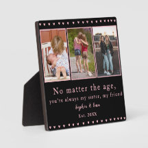 Schwestern-Fotomug-Tafel – Personalisiertes Gesche