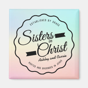 Schwestern in Christus, Pastellmagnet Magnet