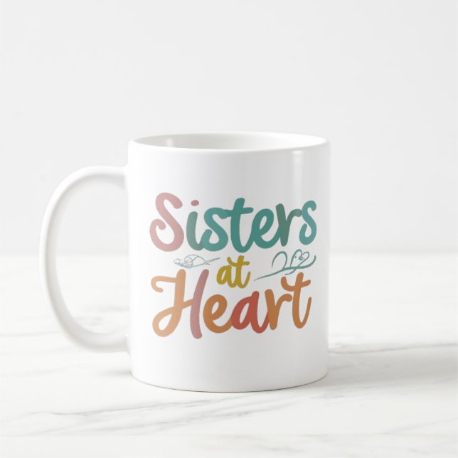 Schwestern in der Tasse Heart Coffee (Links)