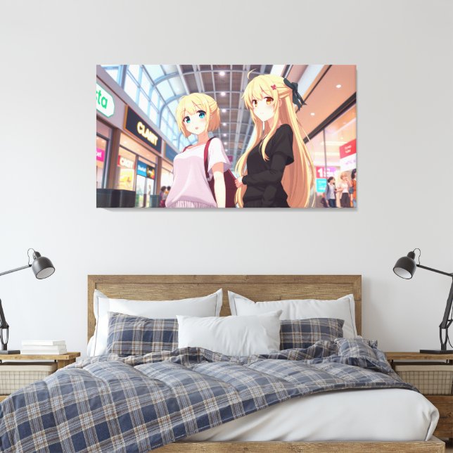 Schwestern Leinwanddruck (Insitu (Schlafzimmer))