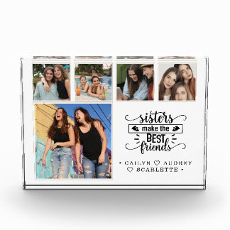 Schwestern machen das Leben zum Besten Fotoblock