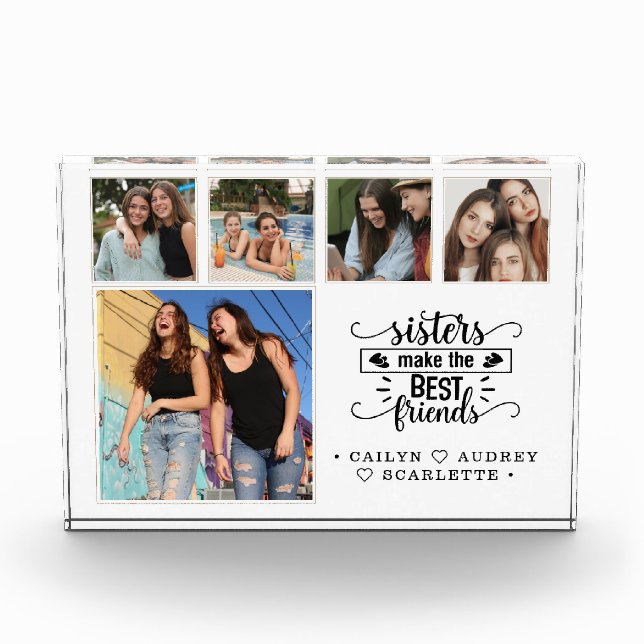 Schwestern machen das Leben zum Besten Fotoblock (Vorderseite)