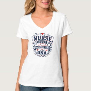 Schwestern-Modus Mitgefühl und Fürsorge sind in un T-Shirt