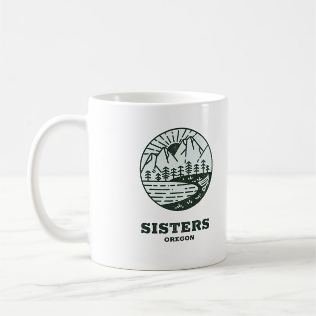 Schwestern - Oregon Kaffeetasse (Links)