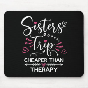 Schwestern Roadtrip 2022 Wochenend-Familienurlaub Mousepad