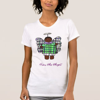 Schwestern sind Engel! (Afroamerikaner T-Shirt
