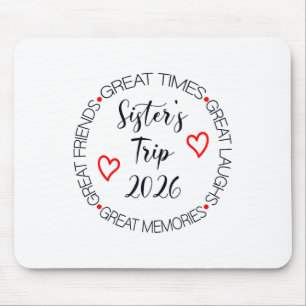 Schwestern-Trip 2026 Frauen-Wochenend-Kreuzfahrt-U Mousepad
