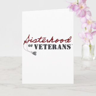Schwestern von Veteranen Militär Stolz Design Karte