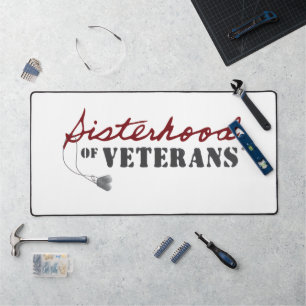 Schwestern von Veteranen Militär Stolz Design Schreibtischunterlage