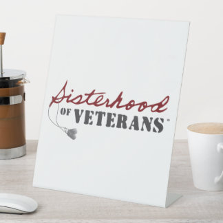 Schwestern von Veteranen Militär Stolz Design Sockelschild