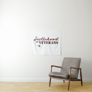 Schwestern von Veteranen Militär Stolz Design Wandteppich