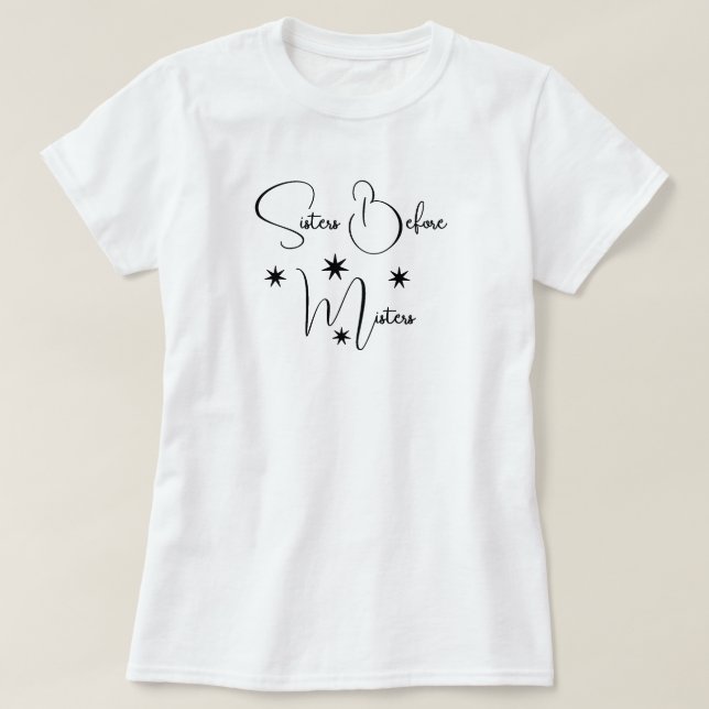Schwestern vor Minister T-Shirt (Design vorne)