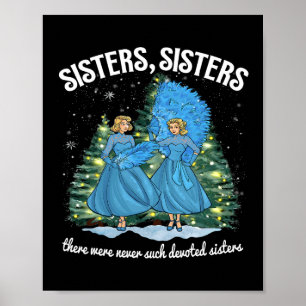 Schwestern Weiße Weihnachten Film 1954 Xmas Schnee Poster