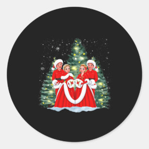 Schwestern Weiße Weihnachten Film 1954 Xmas Schnee Runder Aufkleber