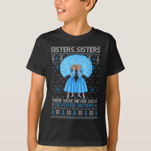 Schwestern Weiße Weihnachten Schnee Weihnachtsfilm T-Shirt