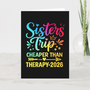 Schwesternreise 2026 Billiger als Therapie Sommerf Karte
