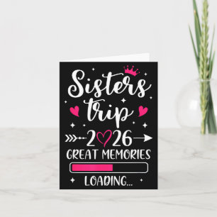 Schwesternreise 2026 Erinnerungen Urlaub Illustrat Karte