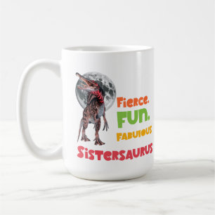 Schwesternsaurus Matching Schwestern Dino Squad De Kaffeetasse