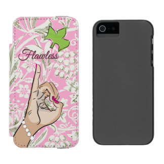 Schwesternschaft Leben rosa Stachel iPhone-Hülle Incipio Watson™ iPhone 5 Geldbörsen Hülle