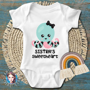 Schwesternschatz Kawaii Octopus Baby Strampler