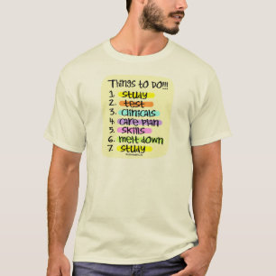 Schwesternschülerin, zum der Liste zu tun T-Shirt