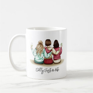 Schwesterntage Individuellen Namens Plaque - Perso Kaffeetasse