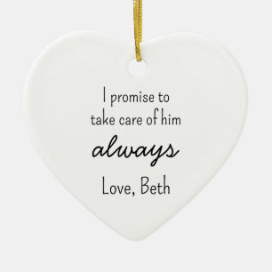 Schwiegereltern-Personalisierungsschmuck - Persona Keramik Ornament