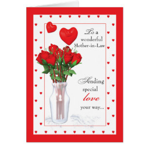 Schwiegerliche Valentinstag-Rote Rosen Herz