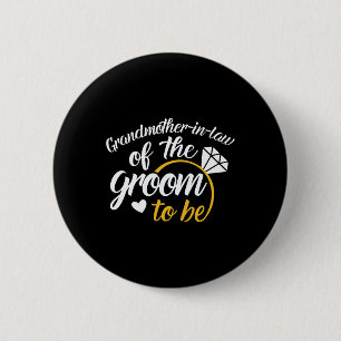 Schwiegermutter der Groom-to-be-Groß-Hochzeit Button