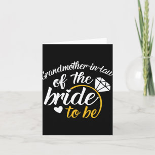Schwiegermutter der Großen Hochzeit Karte