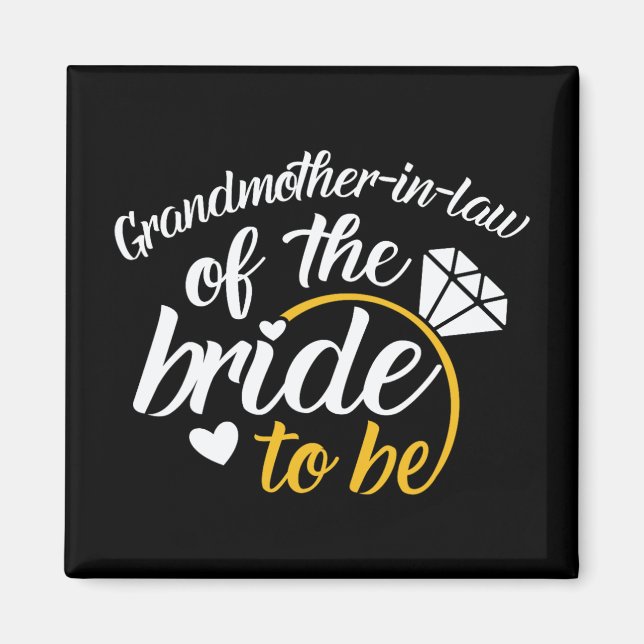 Schwiegermutter der Großen Hochzeit Magnet (Vorne)