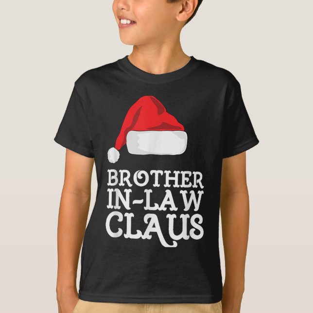 Schwiegersohn Claus Weihnachten Santas Pajama Fami T-Shirt (Vorderseite)