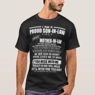 Schwiegersohn einer verrückten Schwiegermutter T-Shirt
