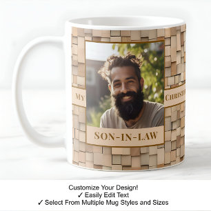 Schwiegersohn, Lieblingskind, Foto, Holztasse C500 Kaffeetasse