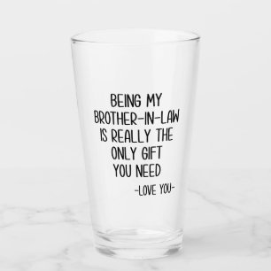 Schwiegersohn-Tasse, Schwiegerbruder Glas