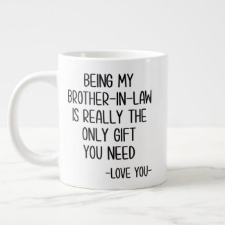 Schwiegersohn-Tasse, Schwiegerbruder Jumbo-Tasse