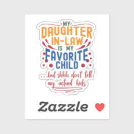 Schwiegertochter, aber nicht sagen aufkleber