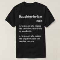 Schwiegertochter-Definitions-lustiges T-Shirt