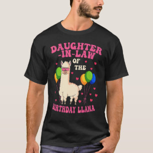 Schwiegertochter des Geburtstags-LLama-Geburtstags T-Shirt