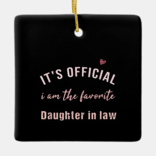 Schwiegertochter Geburtstag Weihnachten Von Mor Keramikornament