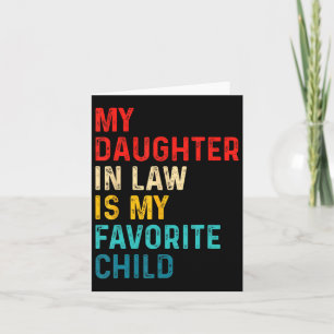 Schwiegertochter ist mein Lieblingskind Familie Va Karte