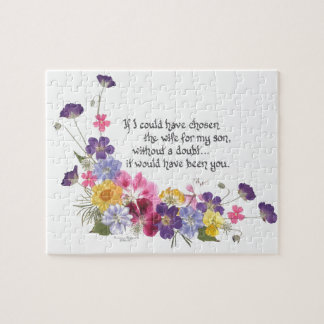 Schwiegertochtergeschenk Puzzle