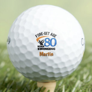 Schwiegervater 80. Geburtstagsgeschenk FORE-get Al Golfball
