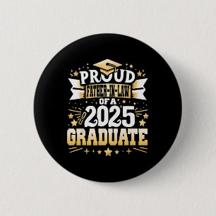 Schwiegervater einer Cl von 2025 Graduate Gradu Button