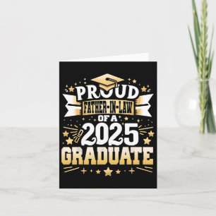 Schwiegervater einer Cl von 2025 Graduate Gradu Karte